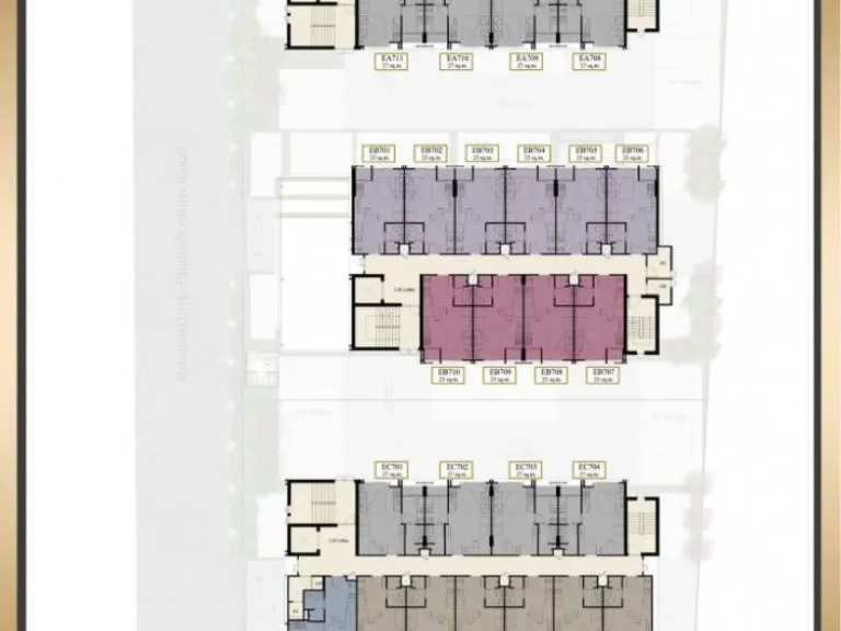 ขายดาวน์ Condo Estabe พหลโยธิน18 ขนาด 28 ตรม ตึกA ชั้น7