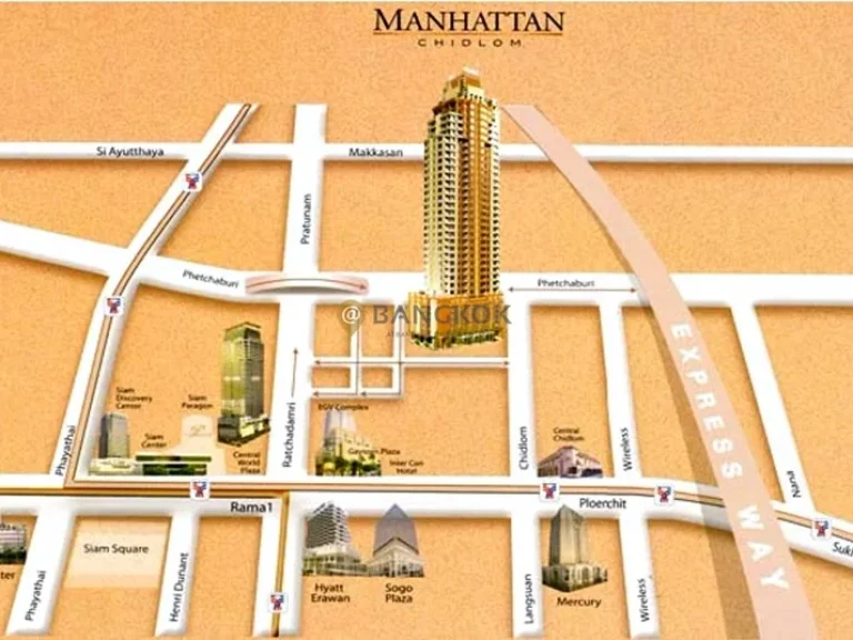 ให้เช่าคอนโด 888 ตรมMANHATTAN ชั้น8 ตกแต่ง พร้อมอยู่