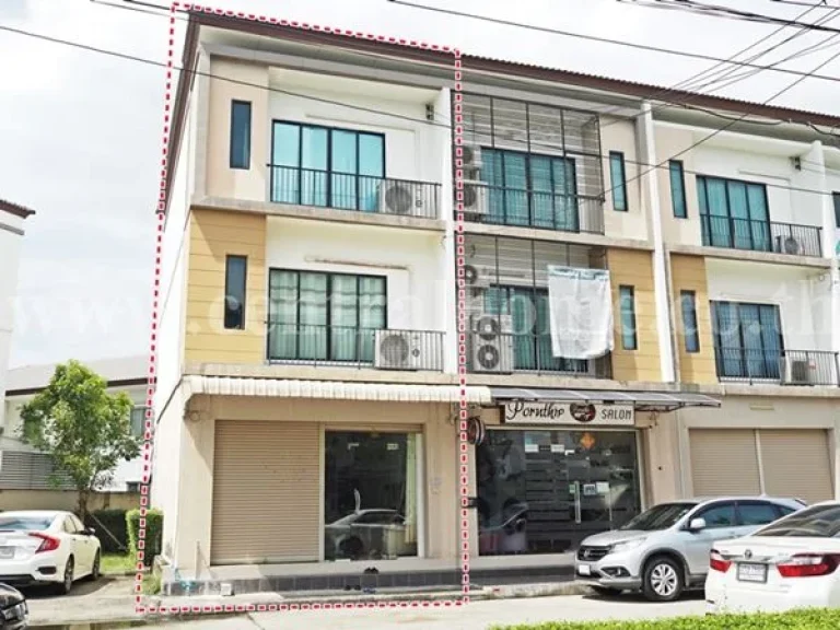 ขายอาคารพาณิชย์ 191 ตรว ห้องมุม โครงการ The Connect วัชรพล - เพิ่มสิน ออเงิน สายไหม