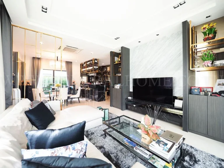 บ้านเดี่ยว บุราสิริ ราชพฤกษ์ - 345 Fully Furnished หลังมุม ถนนเมน