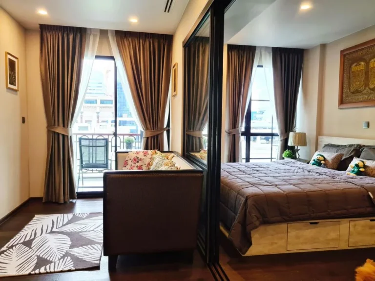 ให้เช่าCondo Navara Residence Langsuan 1B1B Penthouse BTS Chidlom ชั้น8 ราคา 34000บาท0972989594