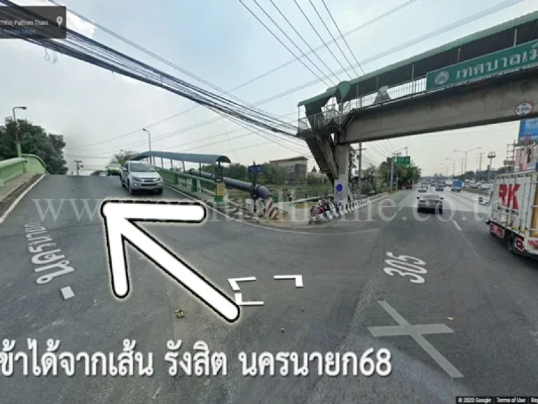 ที่ดิน ติดถนน คลอง 3 ในซอย รังสิต นครนายก 68