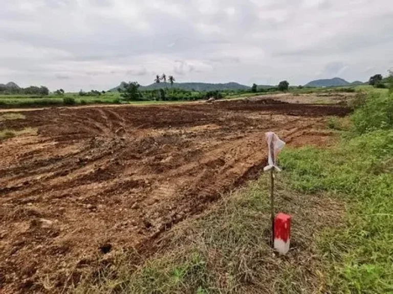 ขายที่ดินเปล่า 18 ไร่ ติดลำคลอง วิวภูเขา มีน้ำไฟเข้าถึง ชัยบาดาล ลพบุรี