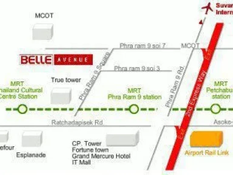 ขาย คอนโด Belle Grand Rama 9 แบบ 3 ห้องนอน 2 ห้องน้ำ ขนาด 100 ตรม ราคาดีที่สุด