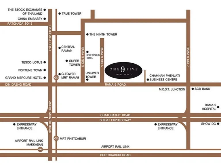 ขาย คอนโด One 9 Five Asoke - Rama 9 แบบ 2 ห้องนอน 2 ห้องน้ำ ขนาด 55 ตรม ราคาดีที่สุด