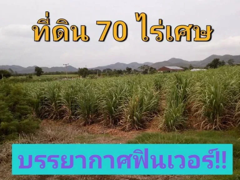 ที่ดินเกษตร 70 ไร่เศษ วิวภูเขา ราคาถูก ตำบล แสลงพัน วังม่วง สระบุรี