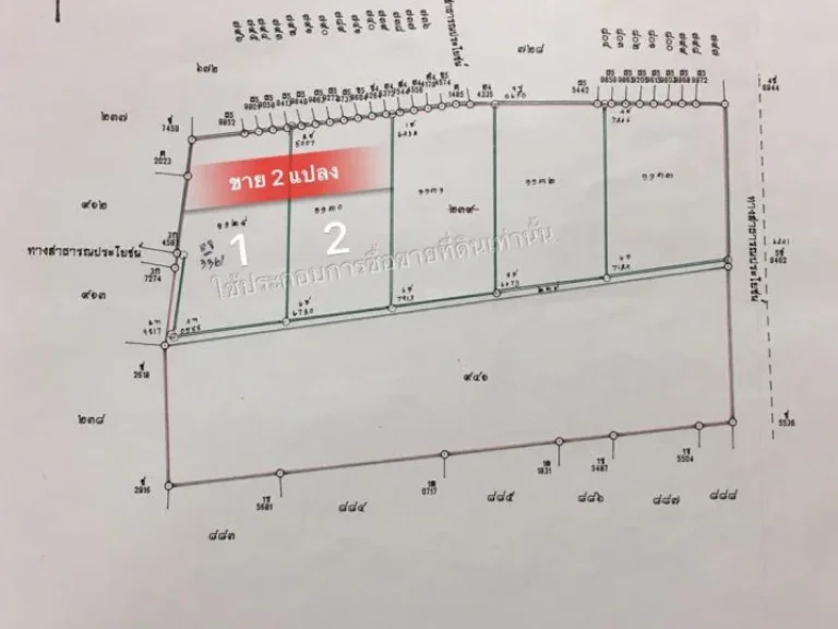 ขายที่ดิน 2 แปลงติดกัน แปลงละ 396 ตารางวาเกือบไร่หมู่บ้านขุนนนท์ ตบ้านโพธิ อำเภอเมืองนครราชสีมา