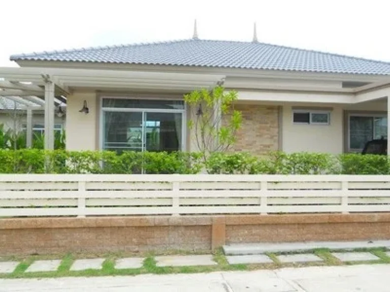 บ้านเดี่ยวโครงการ Casa Seaside Cha-am ติดถนนเพชรเกษม จเพชรบุรี บริหารโดยบริษัท Q-House