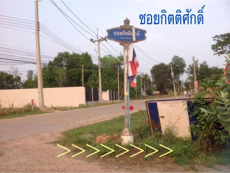 ขายที่ดิน ขนาด 100 ตรวา ซอยกิตติศักดิ์ จมุกดาหาร