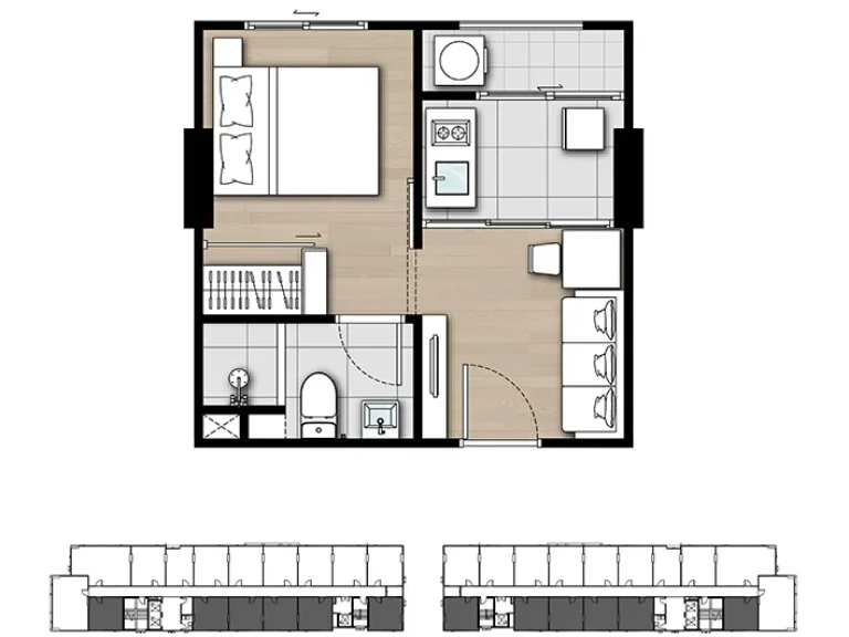 ขายดาวน์คอนโดติด มเกษตร เคนซิงตัน เกษตร-แคมปัส Kensington Kaset-Campus