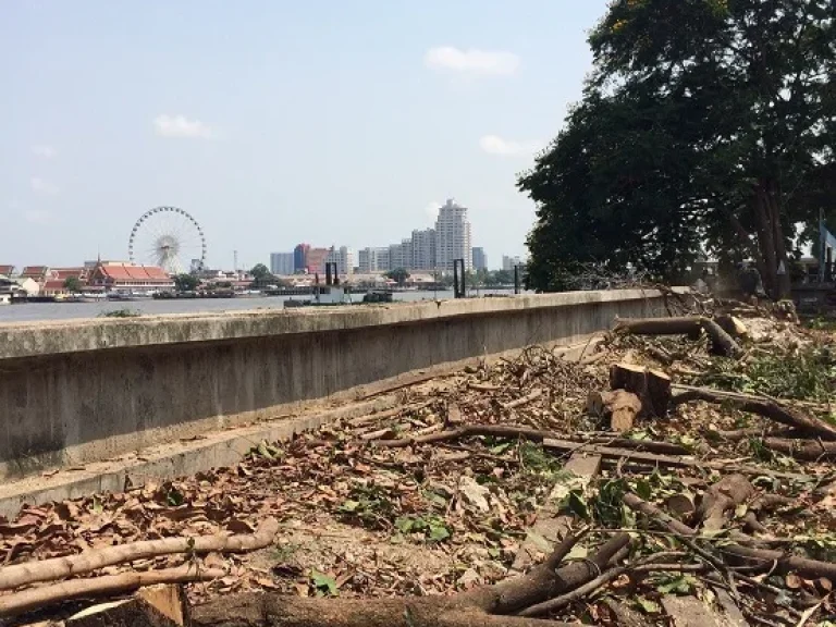 ขายที่ดินริมแม่น้ำเจ้าพระยา เยื้องกับเอเชียธีค เจริญนคร 35