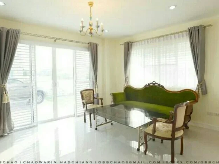 บ้านเดี่ยวมีพื้นที่ ใจกลางเมืองระยอง Detached House near golf club and hospital