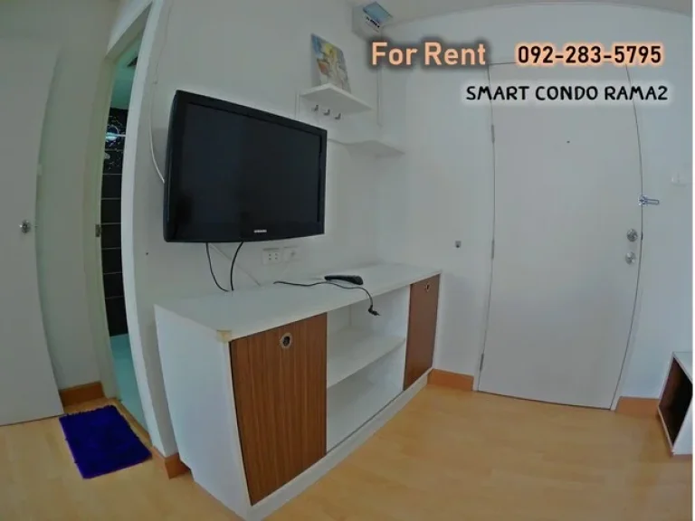 ให้เช่า Smart คอนโด พระราม2 ห้องพร้อมอยู่ เป็นส่วนตัว ราคาถูก ใกล้เซ็นทรัล ทางด่วนดาวคะนอง