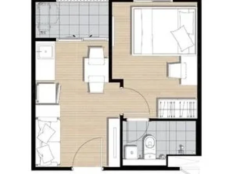 ขายดาวน์ พลัมคอนโด โชคชัย4 ถูกกว่าโครงการ 2 แสน 1-bed 245 ตรม ชั้น 7 ตึก B วิวสระว่ายน้ำ