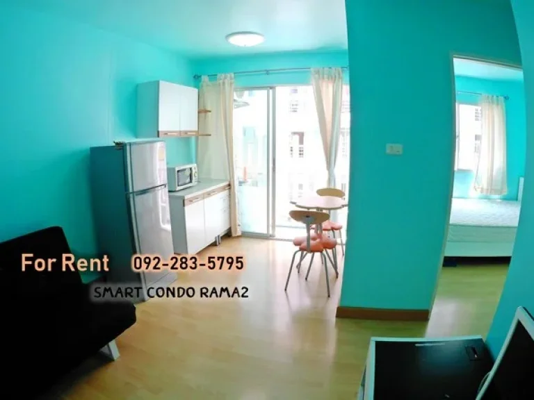 ให้เช่า Smart Condo พระราม2 ตึก A ห้องใหม่ เจ้าของอยู่เอง ไม่เคยปล่อยเช่า