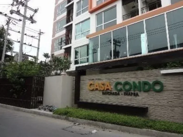 ให้เช่า คอนโด คาซ่า รัชดา ท่าพระ Casa Condo Ratchada Thapra BTS ตลาดพลู 35 ตรม 1 ห้องนอน 10000 บาท