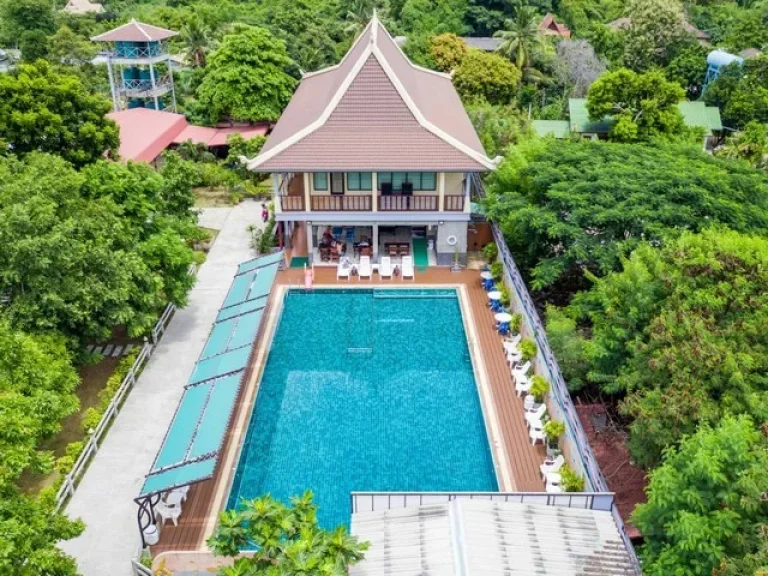 ขายบ้าน Pool Villa ชลบุรี พื้นที่ 2 ไร่ ใกล้ตลาดน้ำ 4 ภาค หาดจอมเทียน พัทยา สามารถพัฒนาเป็นธุรกิจได้