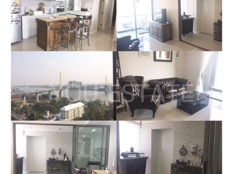 A 14 ขาย สตาร์วิว พระราม 3 river view height fl 2 bed A building 78 sqm STAR VIEW RAMA 3