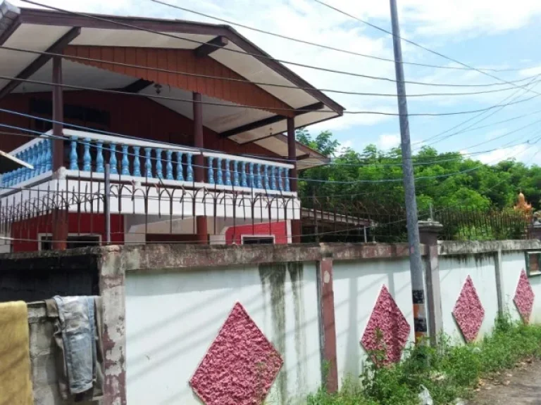 ขายบ้าน พร้อมที่ดินติดถนน เมืองสุพรรณฯ