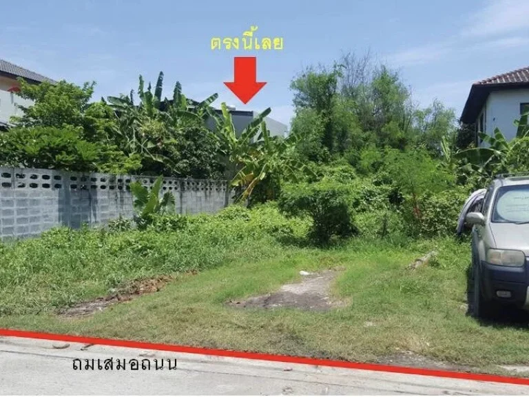 ขายที่ดินเปล่า มิตรประชา 19 ขนาด 50 ตรว นนทบุรี ปากเกร็ด เหมาะสร้างบ้าน