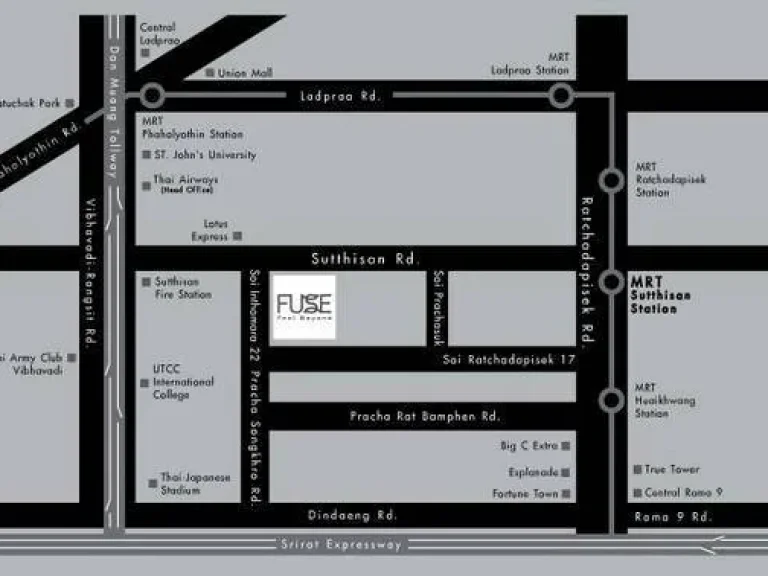 ขาย Condo Fuse Miti ฟิวส์ มิติ สุทธิสาร-รัชดา 