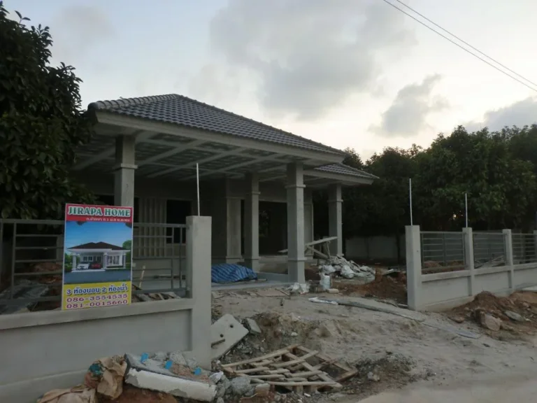 ขายบ้านเดี่ยว 126ตรวโครงการ JIRAPA HOME บ้านนา ซอย 1 หมู่ 8 ตตะพง อเมือง จระยอง