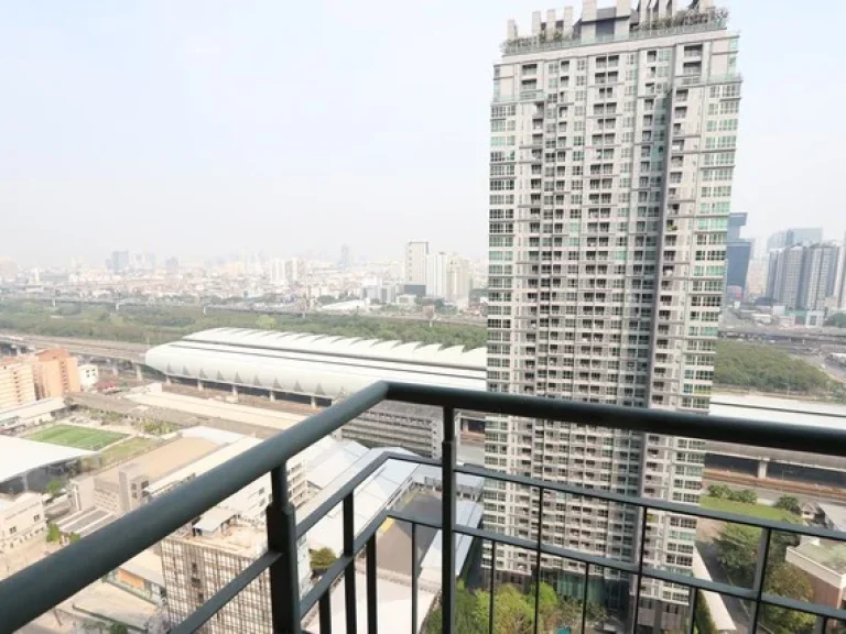 Rent Villa Asoke Condo near MRT Phetchaburi station 19th floor 48 Sqm 1 bedroom Airy