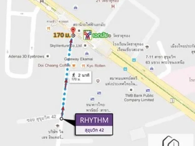 ให้เช่า Rhythm 42 1 นอน 48 ตรม ราคาถูก ห้องสวย 089 965 1971