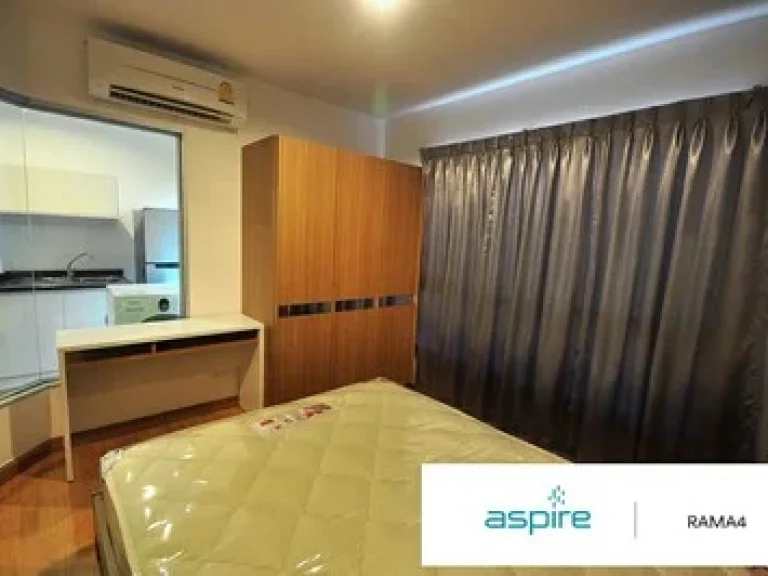 ให้เช่าด่วน Aspire พระราม4 ห้องสวยเพิ่งทำใหม่ 1 นอน 28 ตรม