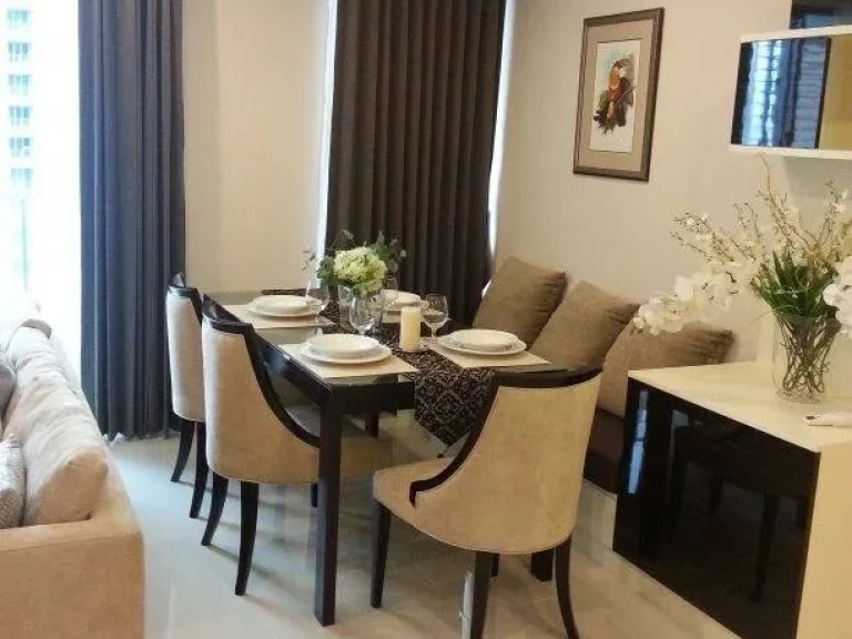 ให้เช่า คอนโด Villa Asoke แบบ 2 ห้องนอน 2 นาทีจาก MRT เพชรบุรี For Rent Available from February 2018--A Beautiful and Nicely Furnished at Villa As