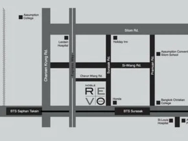 ให้เช่า คอนโด Noble Revo Silom แบบ สองห้องนอน 63 sqm