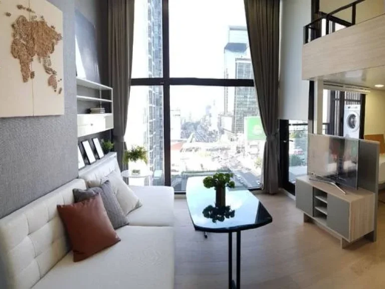 RC1395 ให้เช่า Chewathai Residence Asoke - Duplex - ชั้น12 - 29ตรม  25000 บาท มีเครื่องซักอบผ้า