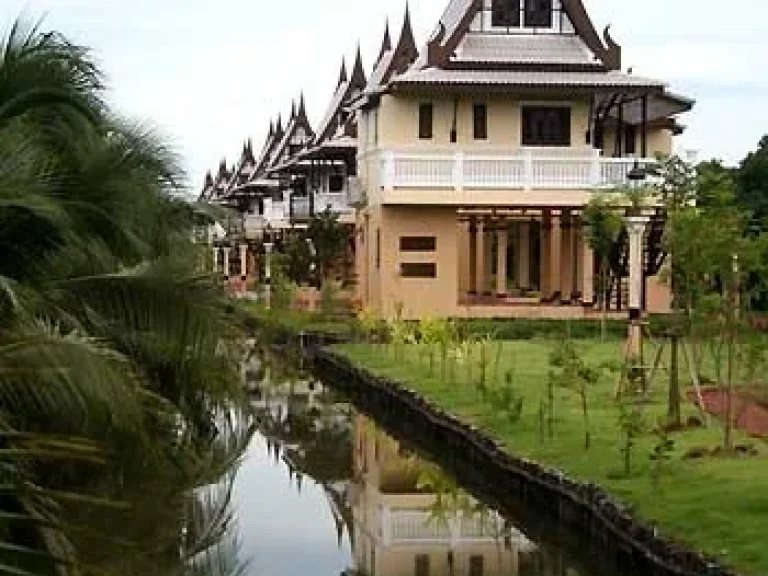 Sell resort Banleelathai riverside Resort BanpaewSamutsakorn from Bangkok 50 Km 22 Thai style houses