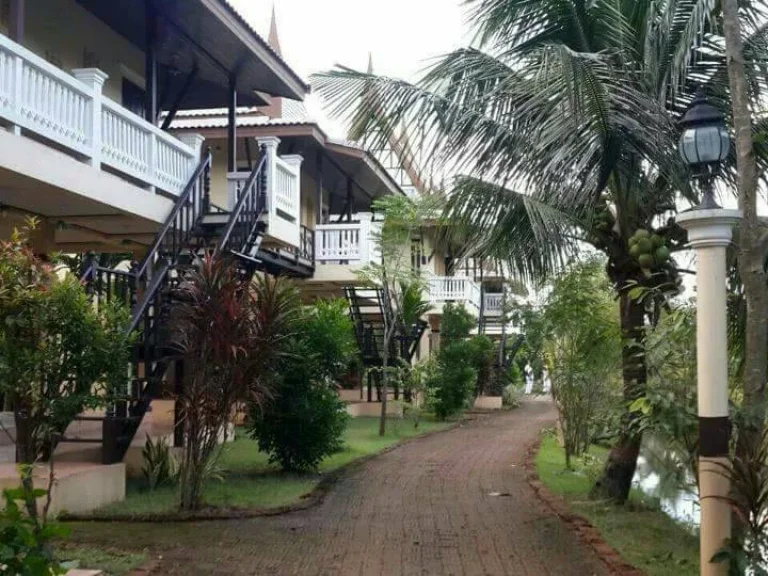 Sell resort Banleelathai riverside Resort BanpaewSamutsakorn from Bangkok 50 Km 22 Thai style houses