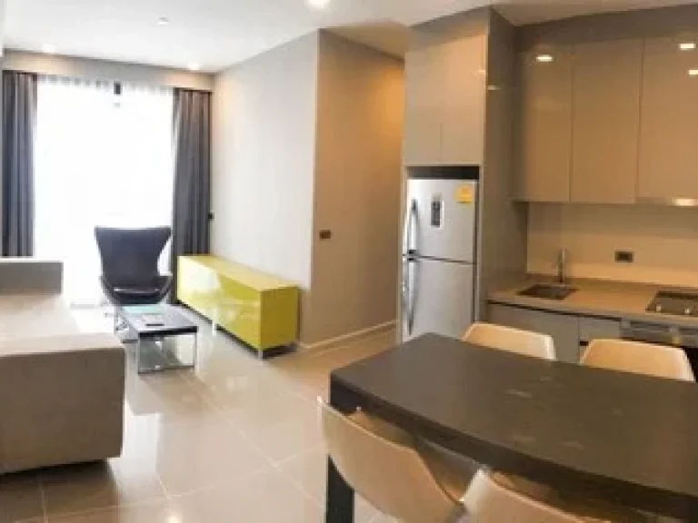 Under Mkt Rental For 2 beds at M-Silom high floor Close to BTS Chongnonsee