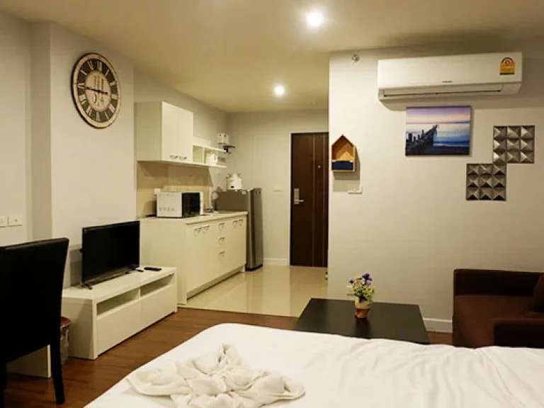 A9MG1224 ให้เช่าคอนโดมิเนียม Punna Oasis Condo มี 1 ห้องนอน 1 ห้องน้ำ เนื้อที่ 33 ตรม ราคาเช่าเดือนละ 9000 บาท