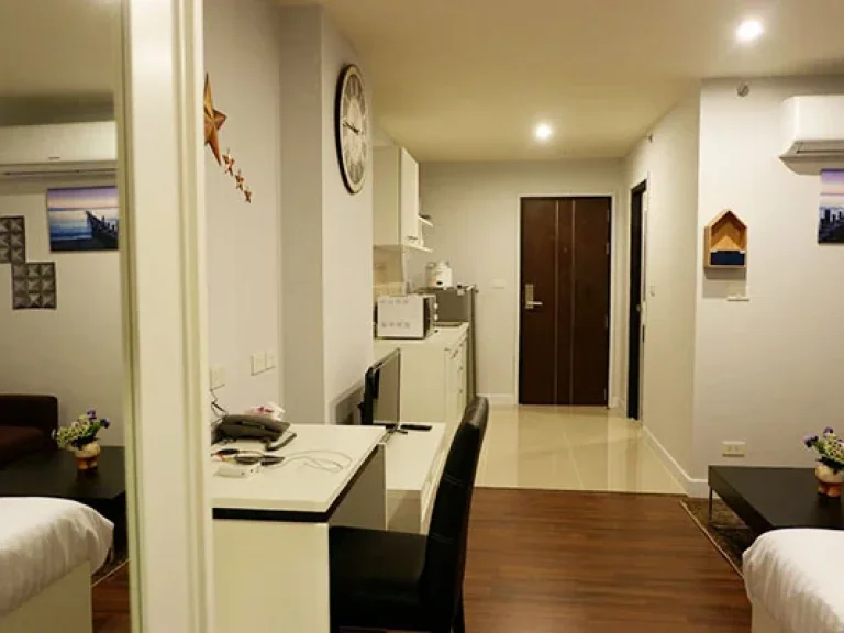 A9MG1224 ให้เช่าคอนโดมิเนียม Punna Oasis Condo มี 1 ห้องนอน 1 ห้องน้ำ เนื้อที่ 33 ตรม ราคาเช่าเดือนละ 9000 บาท