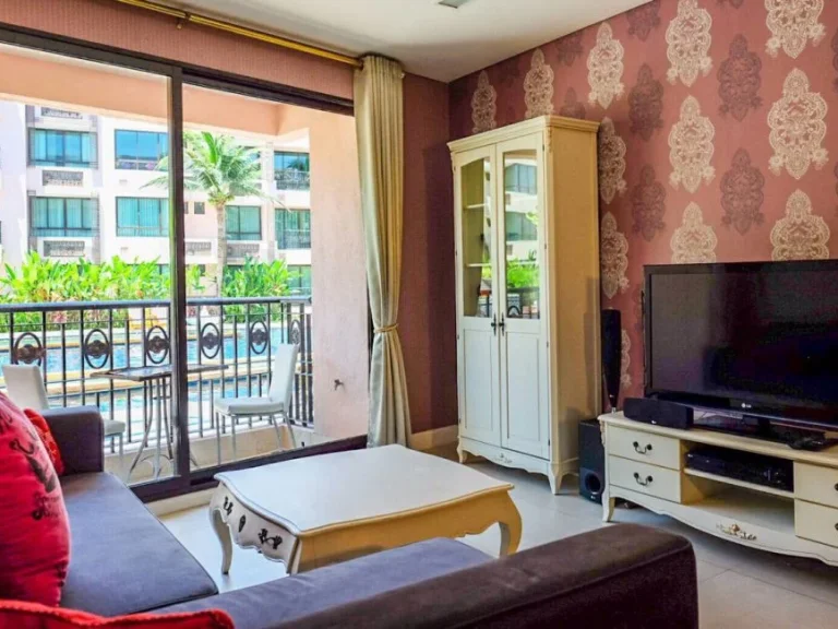 คอนโดหัวหิน Marrakesh condo ขนาด 52 ตรม 1 ห้องนอน 1 ห้องน้ำ