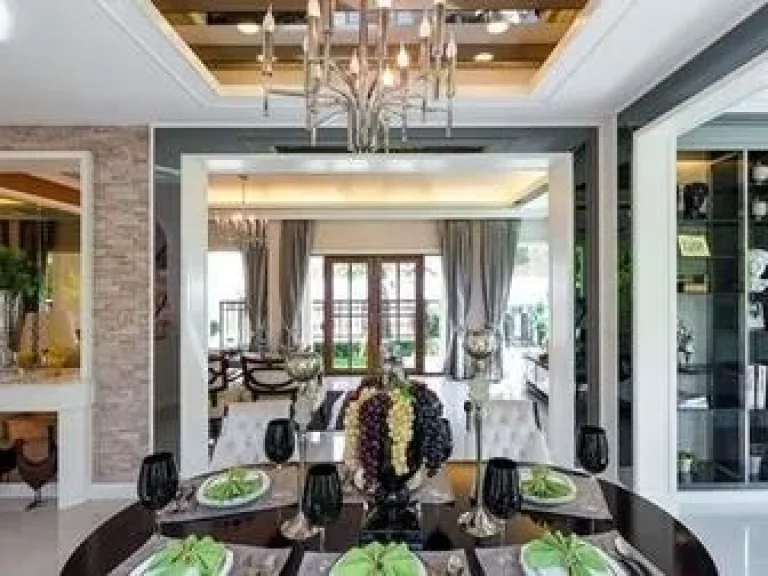 บ้านเดี่ยว ขนาด 67 ตรวา โครงการลัดดารมย์ Elegance วงแหวน สาธร บ้านใหม่มาก พร้อมเฟอร์นิเจอร์