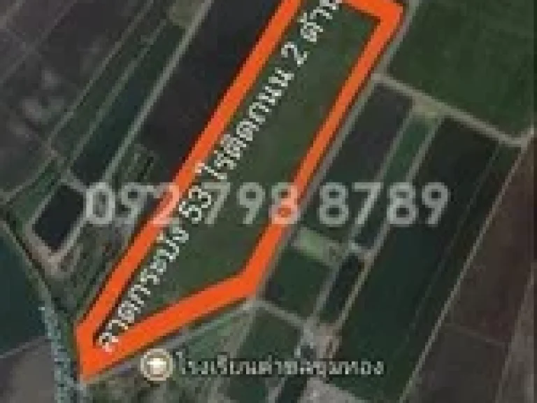 ขาย ที่ดินลาดกระบัง 53 ไร่ ติดหน้าโรงเรียนตำบลขุมทอง