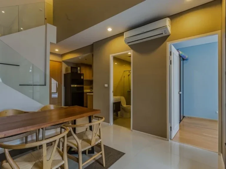 For rent ให้เช่า Villa Asoke ห้อง Duplex 2 bed 2 bath 92 sqm MRT เพชรบุรี