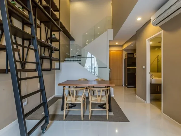 For rent ให้เช่า Villa Asoke ห้อง Duplex 2 bed 2 bath 92 sqm MRT เพชรบุรี