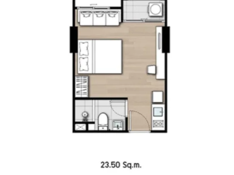 ขายดาวน์คอนโด Kensington Kaset Campus เคนซิงตัน เกษตร แคมปัส ถพหลโยธิน วิภาวดี ขนาด 23 ตรม