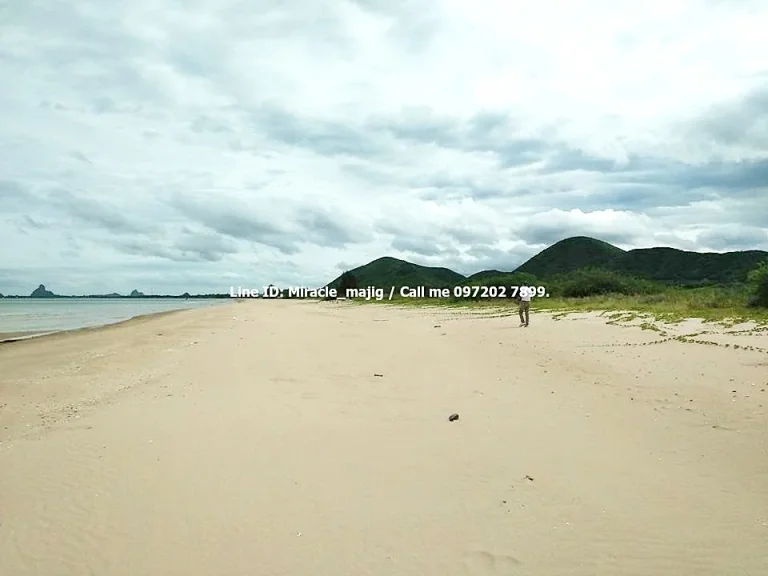 ที่ดินสวยถูก อยู่ติดชายหาดทรายขาวน้ำใส