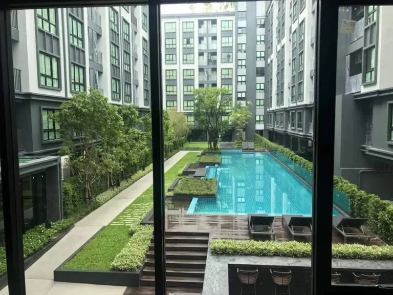 ให้เช่า Kensington Condo 1ห้องนอน 1ห้องน้ำ 26 ตรม วิวสระว่ายน้ำ เกษตรศาสตร์ ศรีราชา ชลบุรี