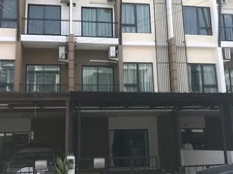 Townhome for rent 3 storey with furniture at Casa City Sukhumvit Samutprakarn by Q House Near Prakasa BTS