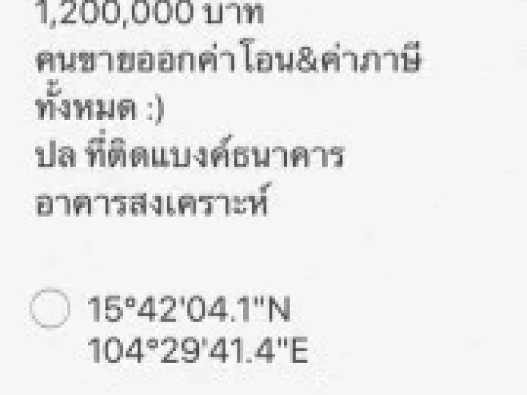 ขายที่ดินเปล่า อำนาจเจริญ 1400 ตรว ออกทุกอย่างให้หมด 3ไร่ 2งาน เจ้าของขายเอง