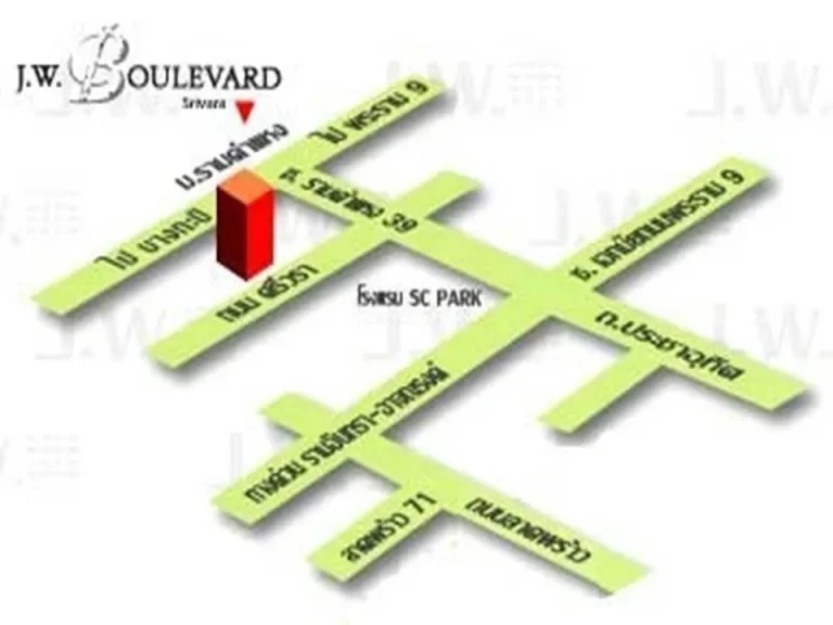 ขายห้องชุด JWBoulevard Srivara เจดับบลิว บูเลอวาร์ด ศรีวรา บางกะปิ