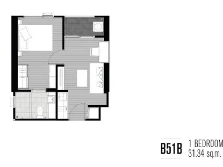 คอนโดให้เช่า Chapter One Midtown Ladprao 24 ขนาด 31 ตรม ชั้น 24 ทิศใต้ รับลมเย็นทั้งวัน พร้อมอยู่ ใกล้ MRT ลาดพร้าว