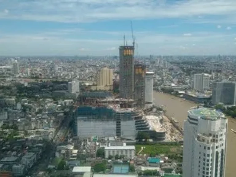 High floor 110 square meters for rent with excellent views at The River Charoenakorn 13